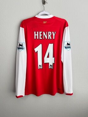 Vintage Arsenal 2006/2007 Henry EPL home longsleeve soccer jersey
